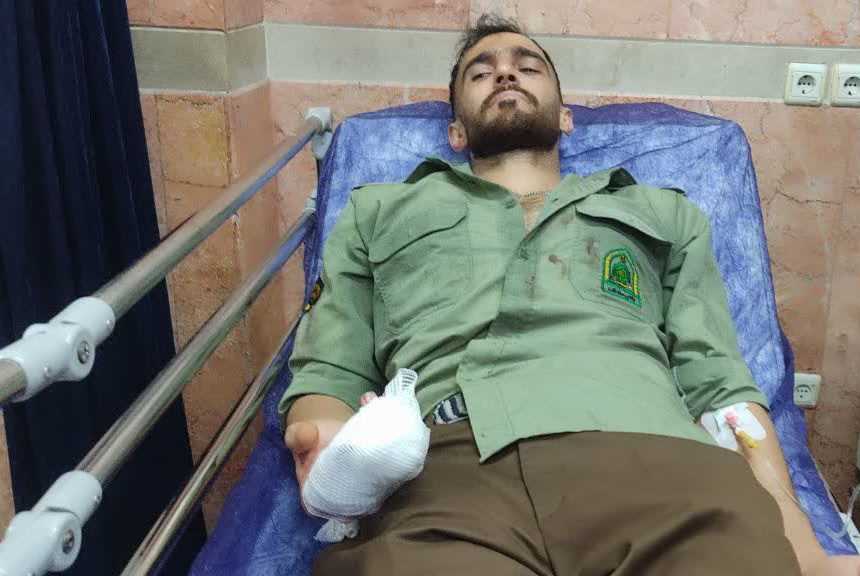 قاچاقچی چوب، انگشت مامور را بُرید